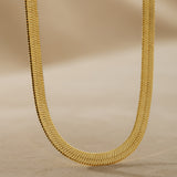 Serpentine Herringbone Necklace