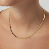 Serpentine Herringbone Necklace